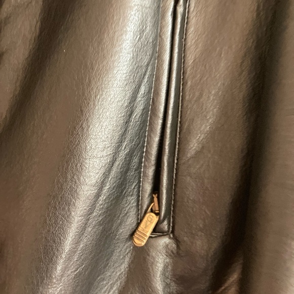 ( Armani brand) GV Emporio men’s coat size vegan leather, large - Picture 13 of 16